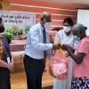 Distribution of dry food items to low income widows (අඩු ආදායම්ලාභි වැන්දඹු කාන්තා සාමාජිකාවන්ට වියළි ආහාර ද්‍රව්‍ය බෙදාදිම)